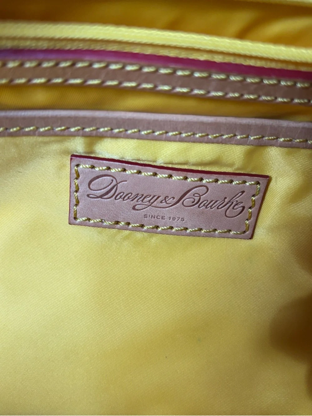 Dooney & Bourke Floral Tote Bag in Red/Orange/Green - Picture 6 of 9